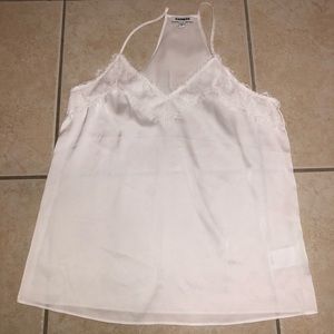 Express satin lace tank. Size small.